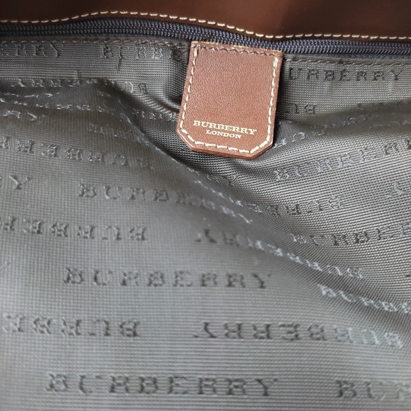 SALE authentic Burberry haymarket Nova check tote - Picture 5 of 8